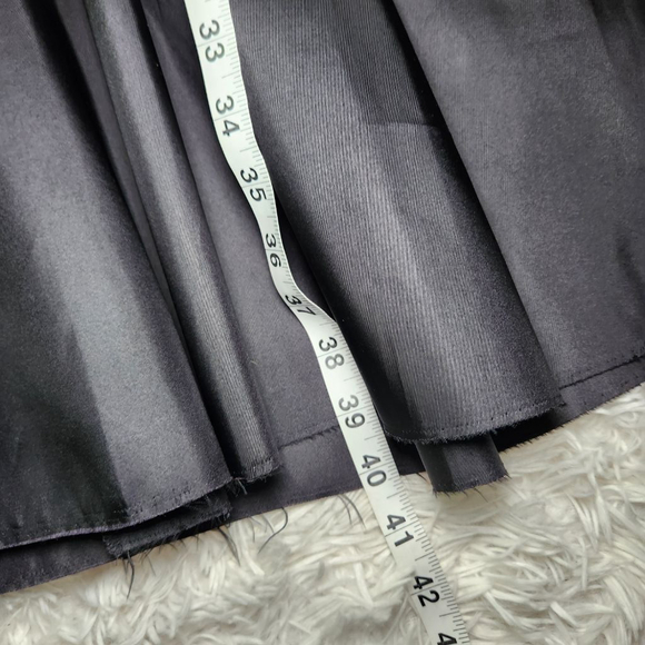 Mori Lee by Madeline Gardner A Line One Shoulder Black Cocktail Dress Size 12 - Picture 8 of 14